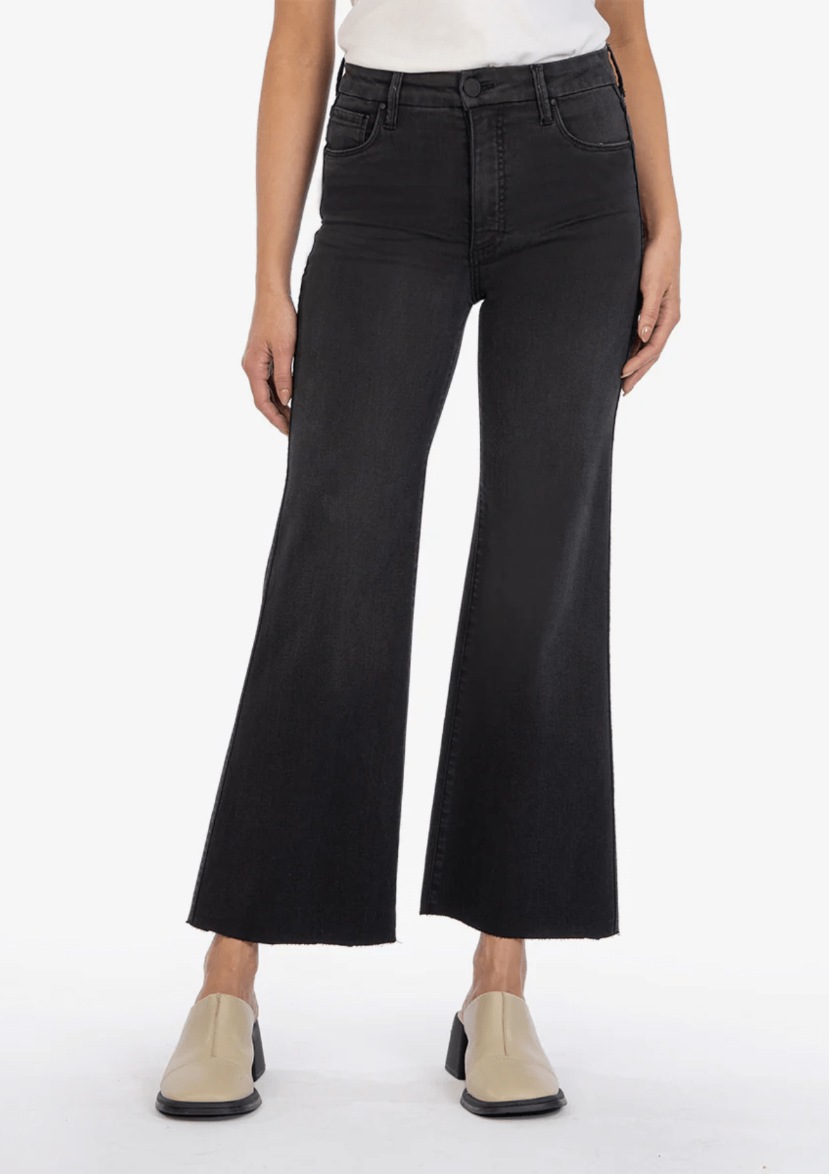 Meg High Rise Fab Ab Wide Leg Jeans, Experiences -Swat Fame KUT ONLY -NO See Thru Soul- Ruby Jane-