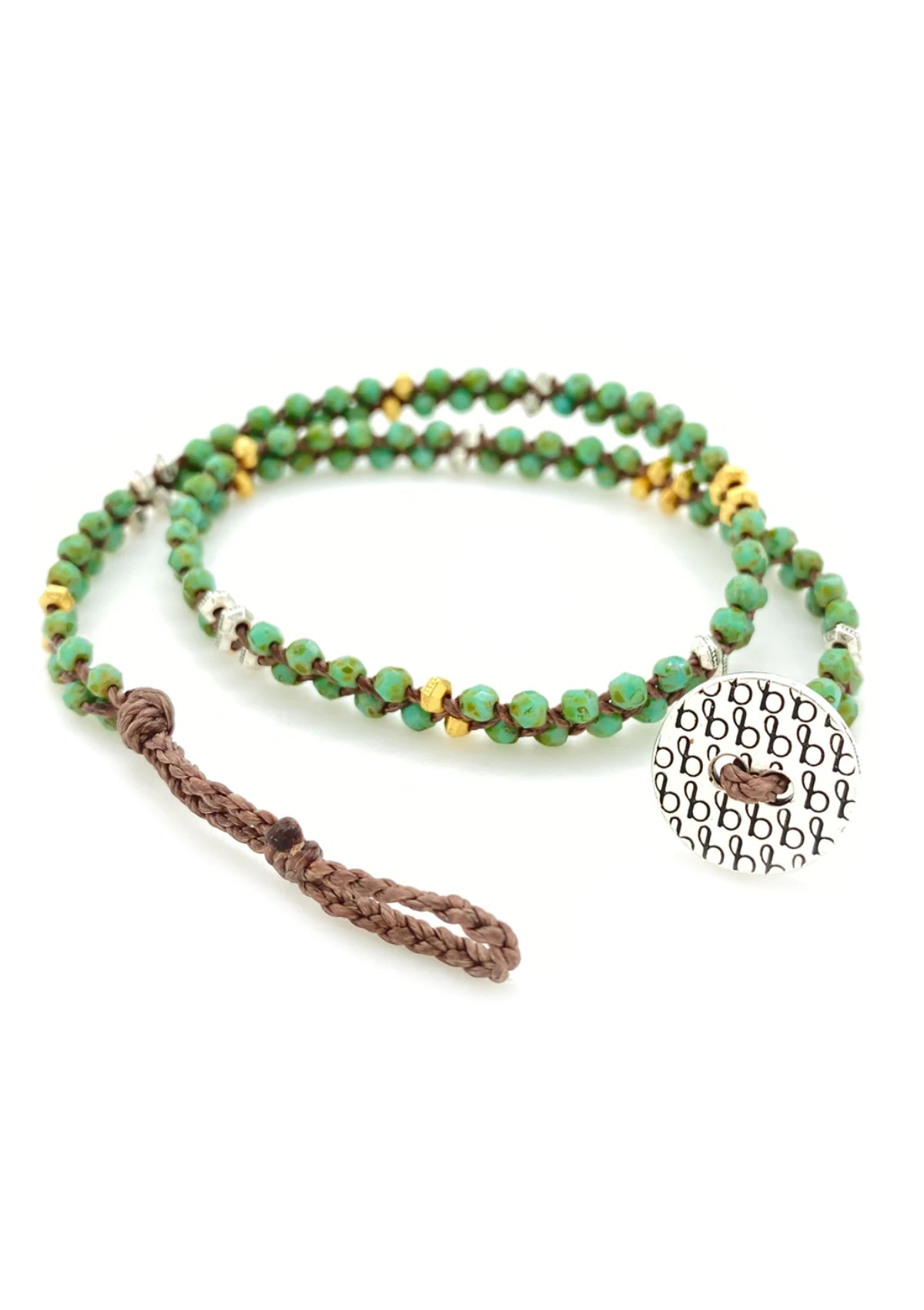 Meridian Wrap Bracelet Turquoise Picasso -Bronwen- Ruby Jane-