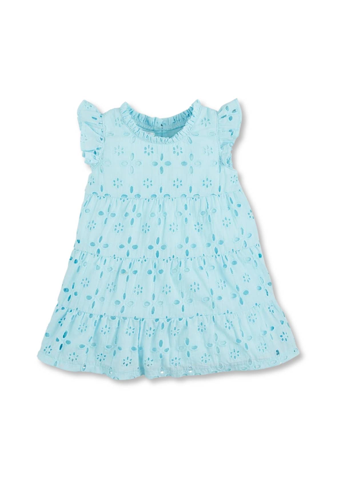 Mini Lula Eyelet Baby Dress -Mud Pie / One Coas- Ruby Jane-