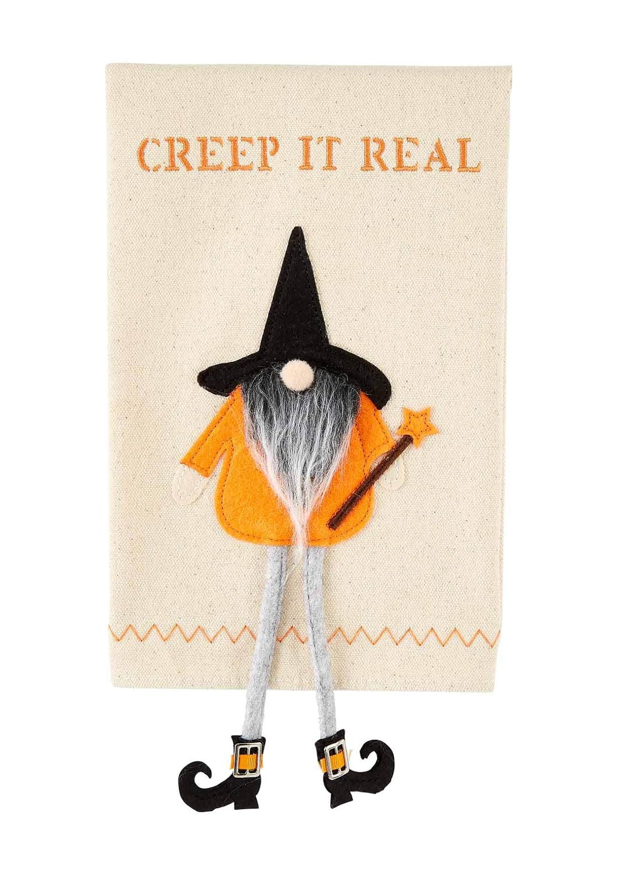 Creep It Real Gnome Witch Hand Towel