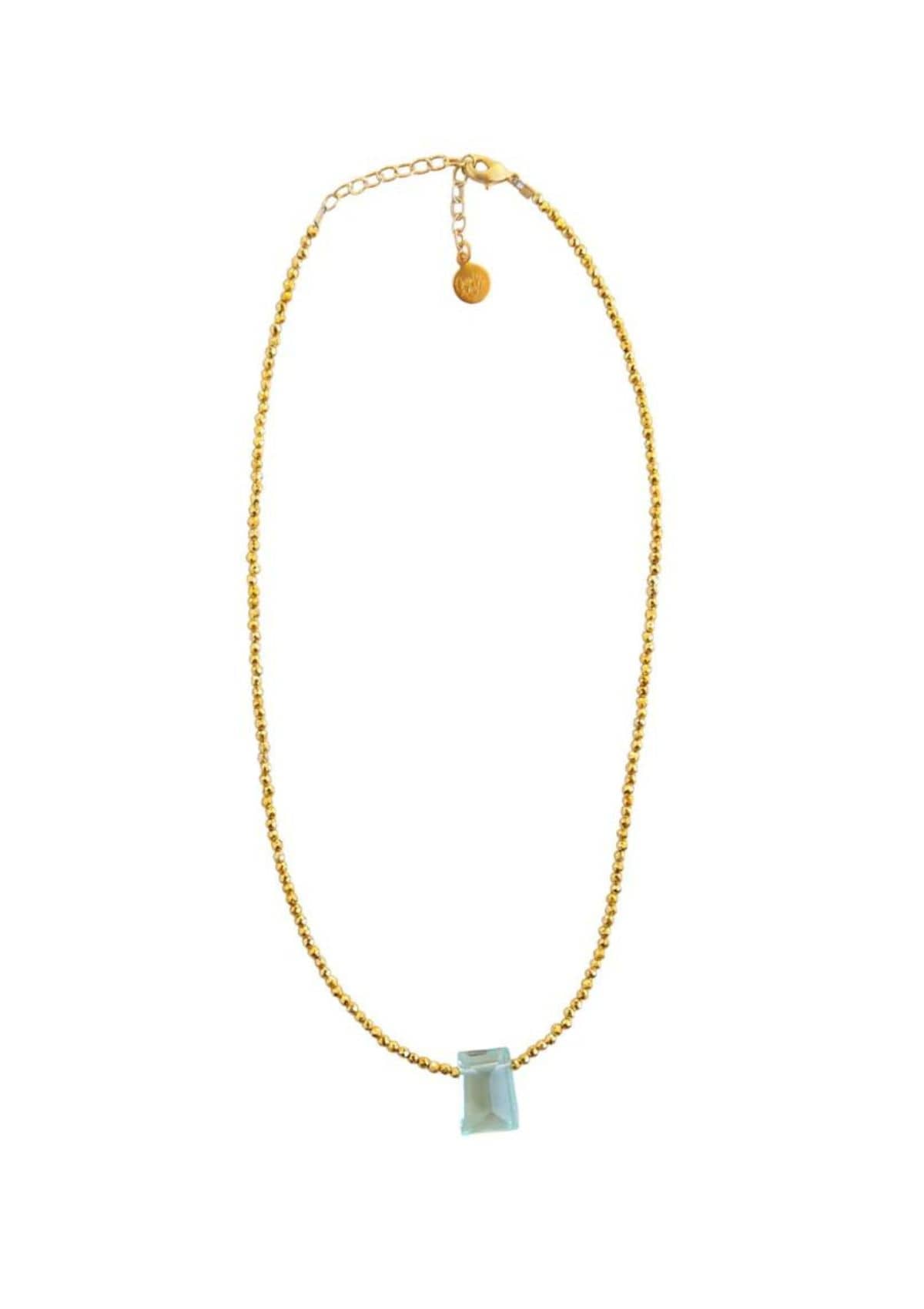 Ocean Stone Choker - Gold Pyrite -Catherine Page- Ruby Jane-