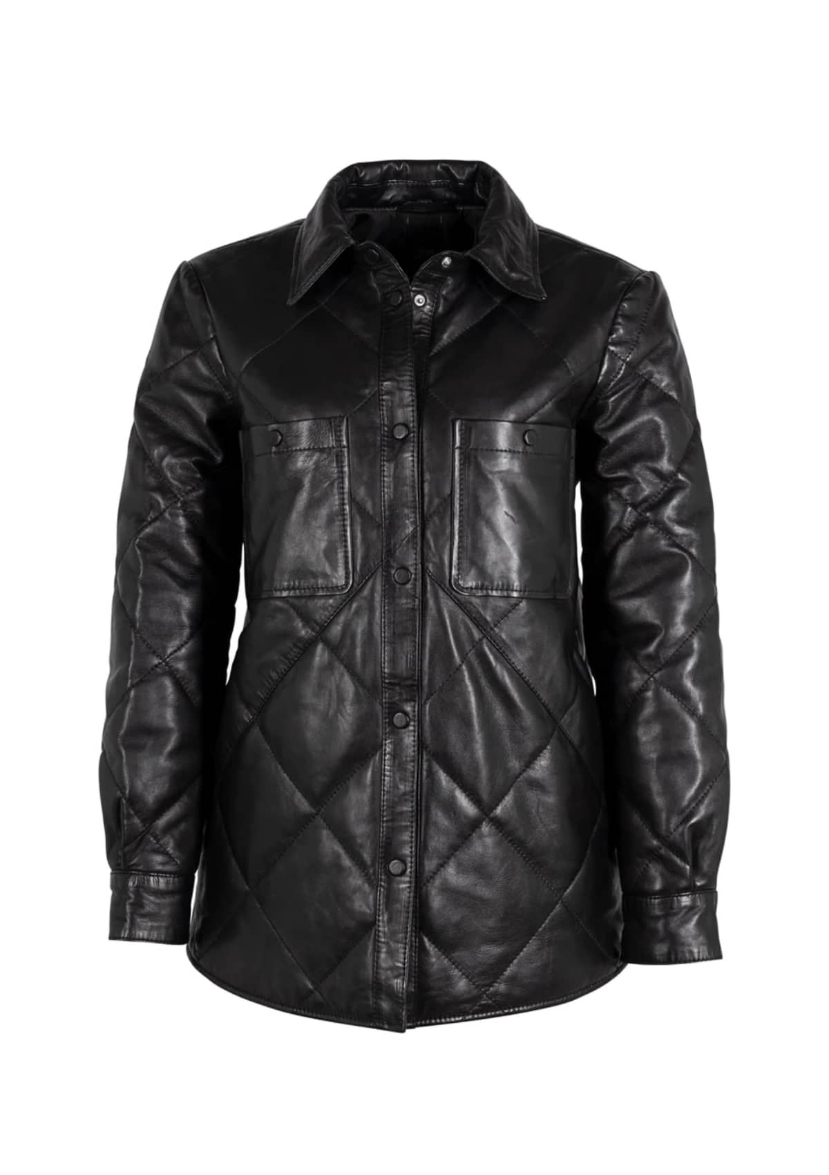 Oliah Quilted Leather Jacket -Mauritius GmbH Int. Fashion- Ruby Jane-