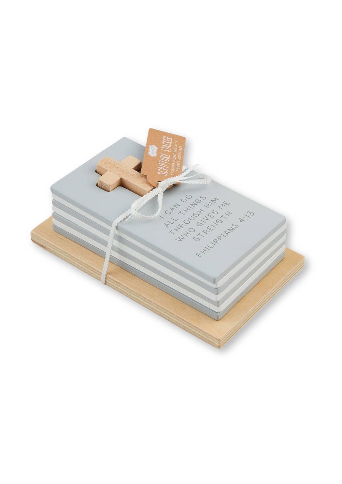 Scripture Stacker Baby Set -Mud Pie / One Coas- Ruby Jane-