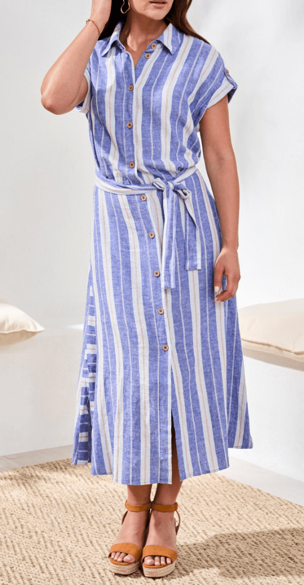 shirt waist dresses Pintuck-Waist Midi Dress It has a blouson shirt style with incredible waist cinching panels The Drop Waist Shirt Dress