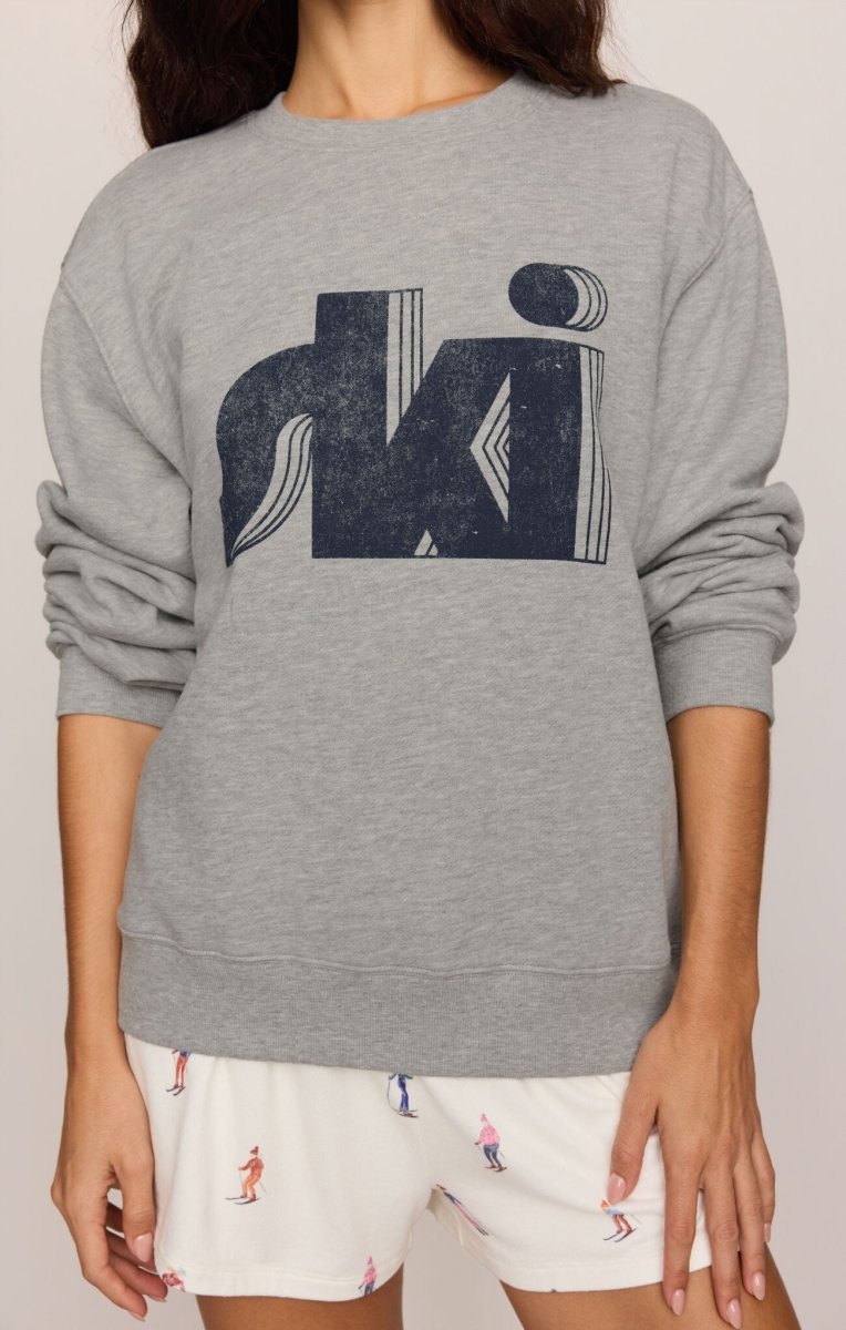 Apres-grey-long sleeve-Ruby Jane & Valleygirl Boutique.