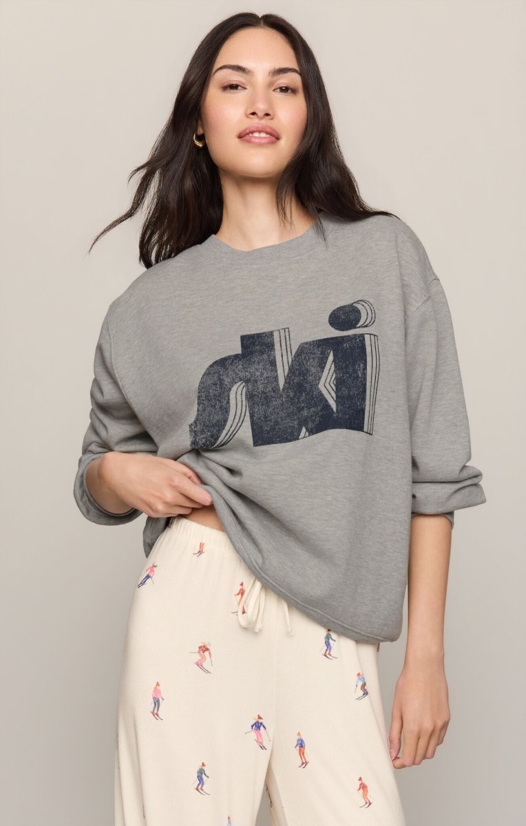 Apres-grey-long sleeve-Ruby Jane & Valleygirl Boutique.