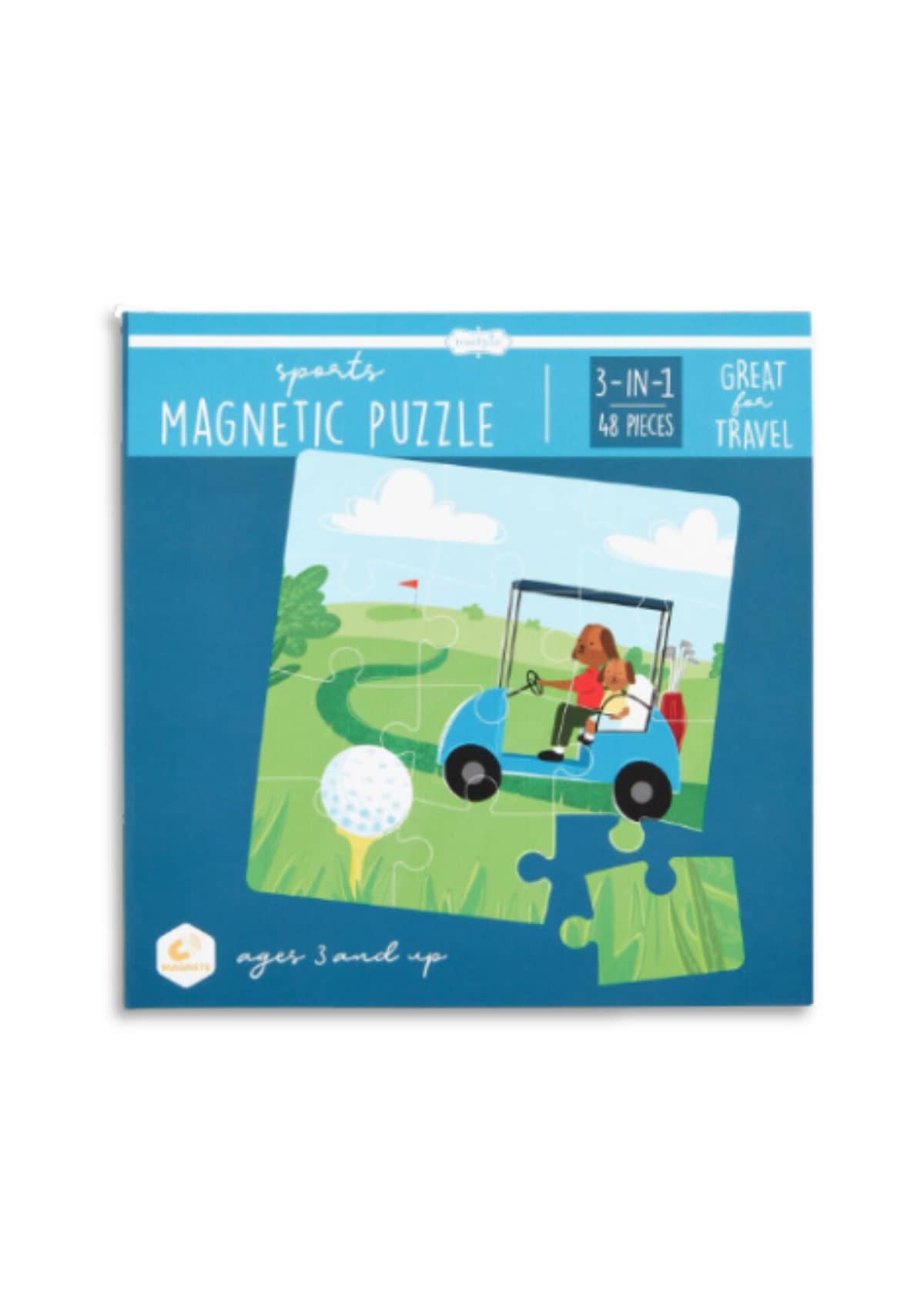 Sports Magnetic Puzzle Book -Mud Pie / One Coas- Ruby Jane-