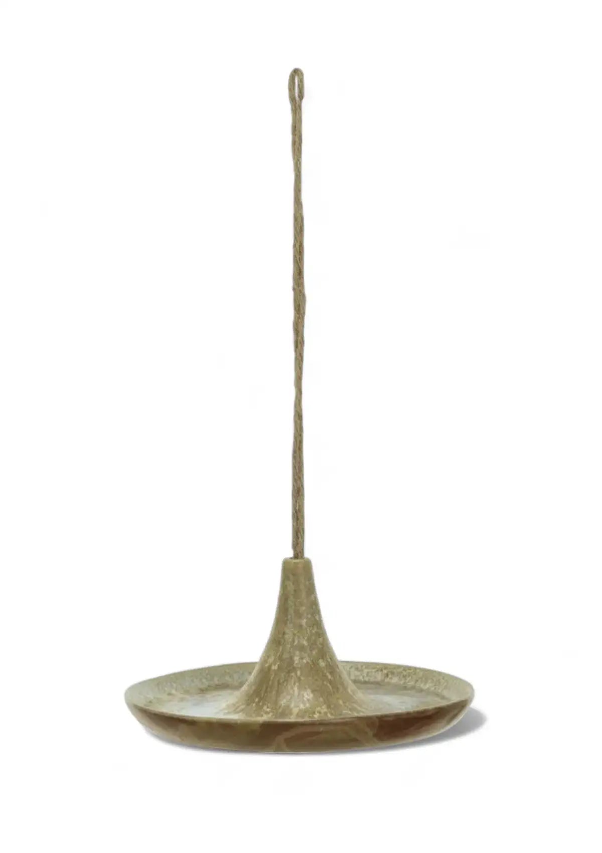 Bird feeder with rope. Valleygirl-Creative Coop.
