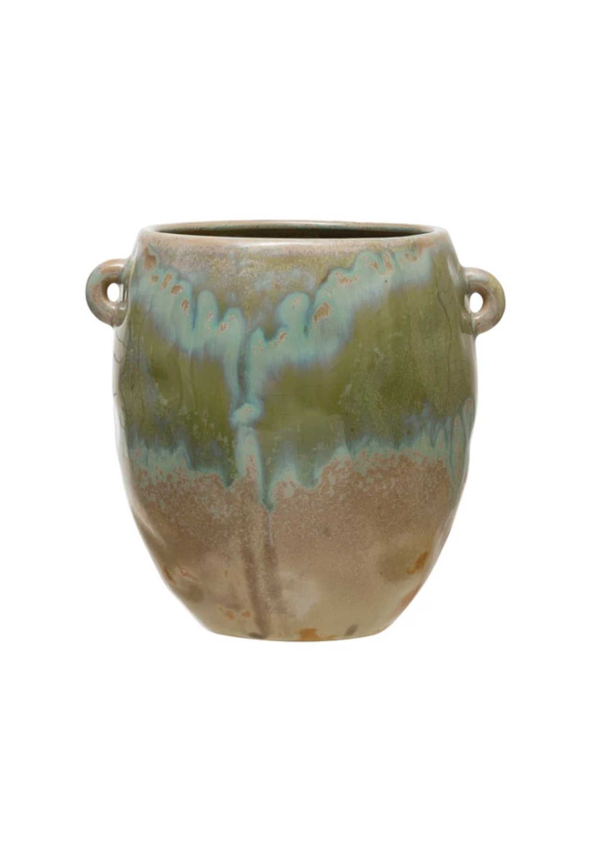 Stoneware Crock with Glaze -Creative Co-op- Ruby Jane-