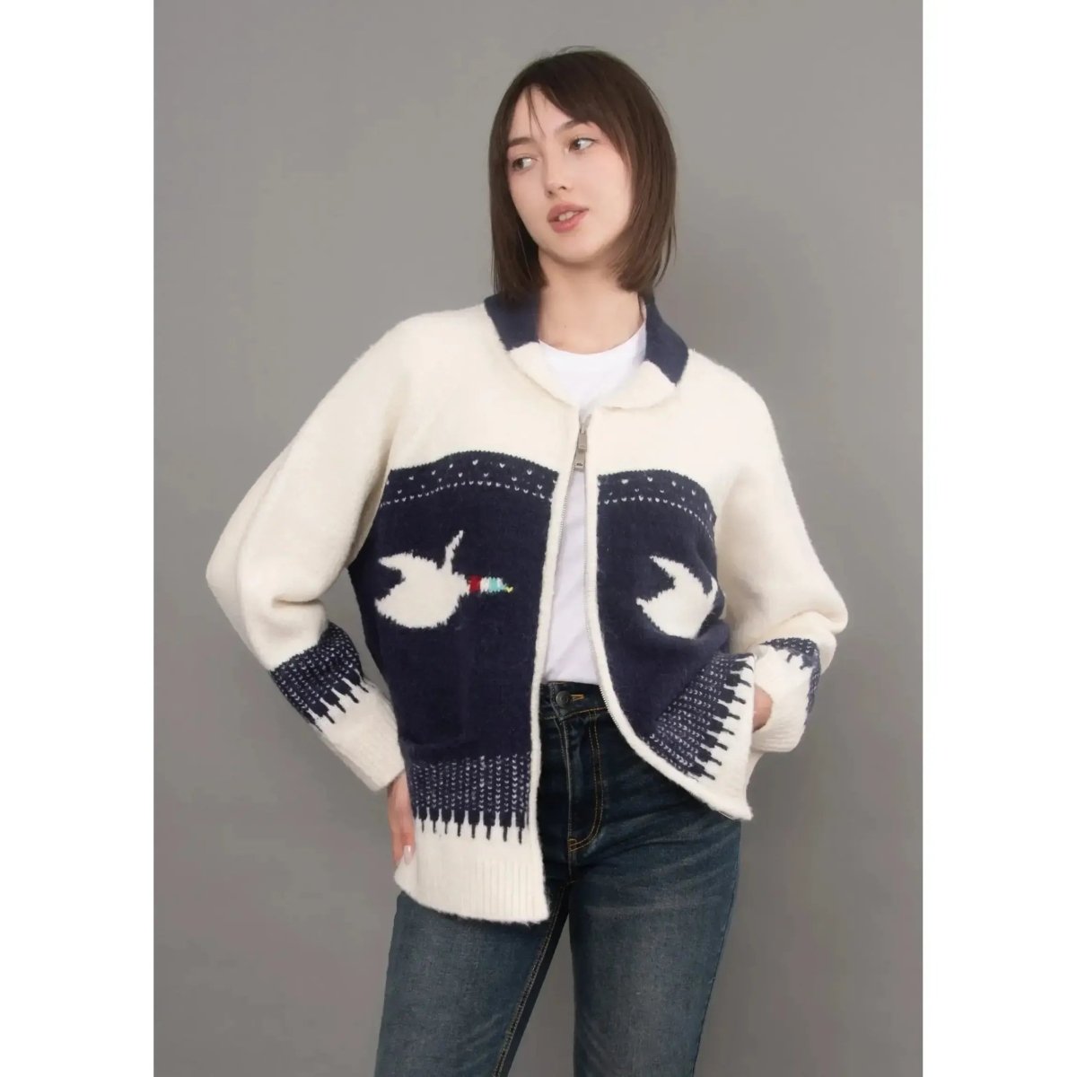 bird-cardi-Duck-Ruby Jane & Valleygirl Boutique.