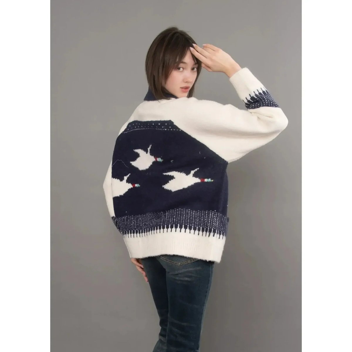 bird-cardi-Duck-Ruby Jane & Valleygirl Boutique.