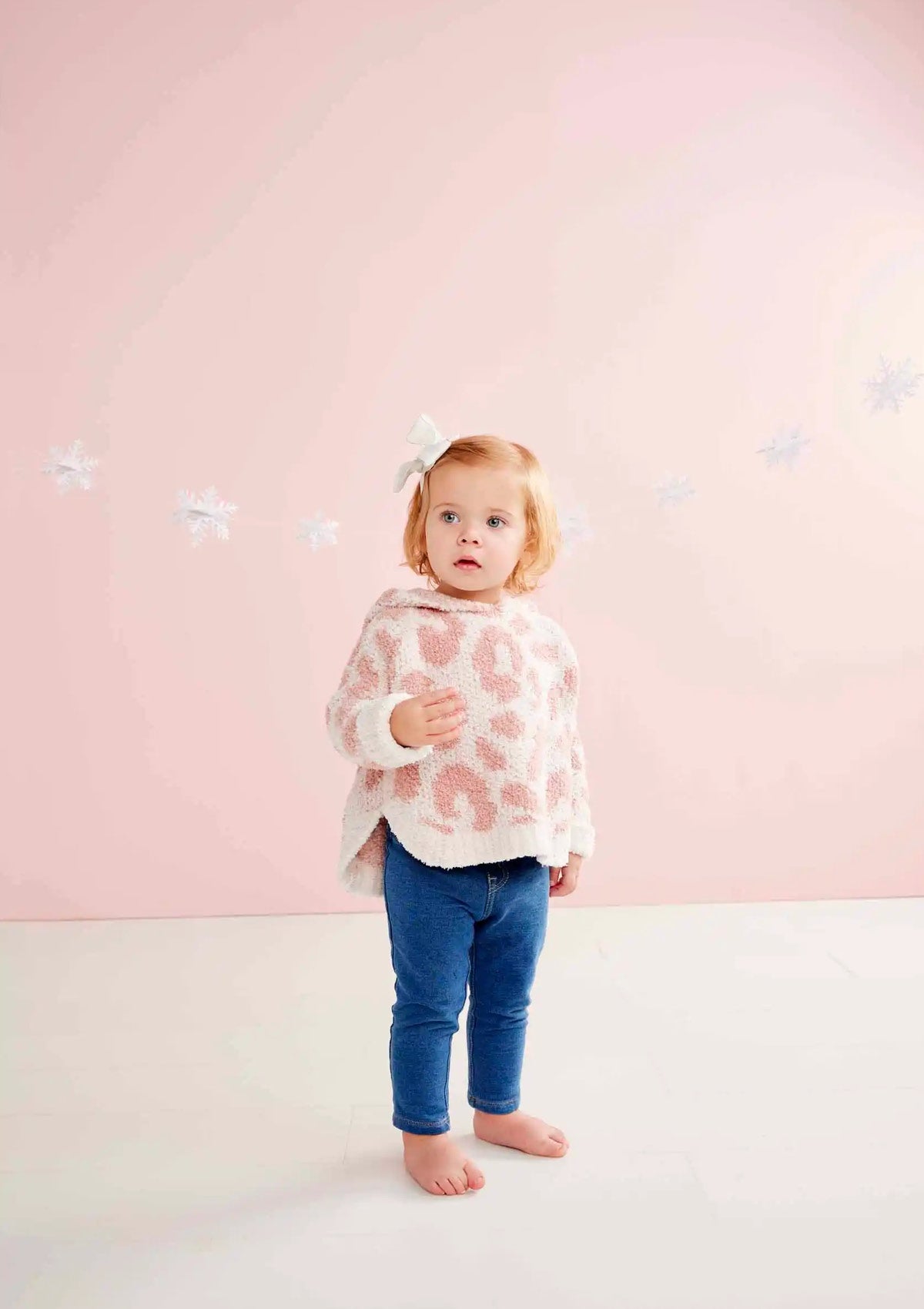 Toddler Leopard Poncho -Mud Pie- Ruby Jane-