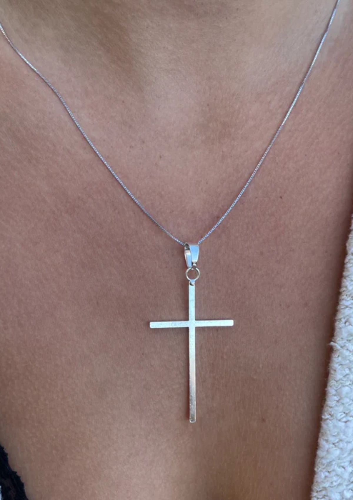 Vigil Cross Necklace -Blair and Gray-DBA Joy Dravecky Jewelry- Ruby Jane-