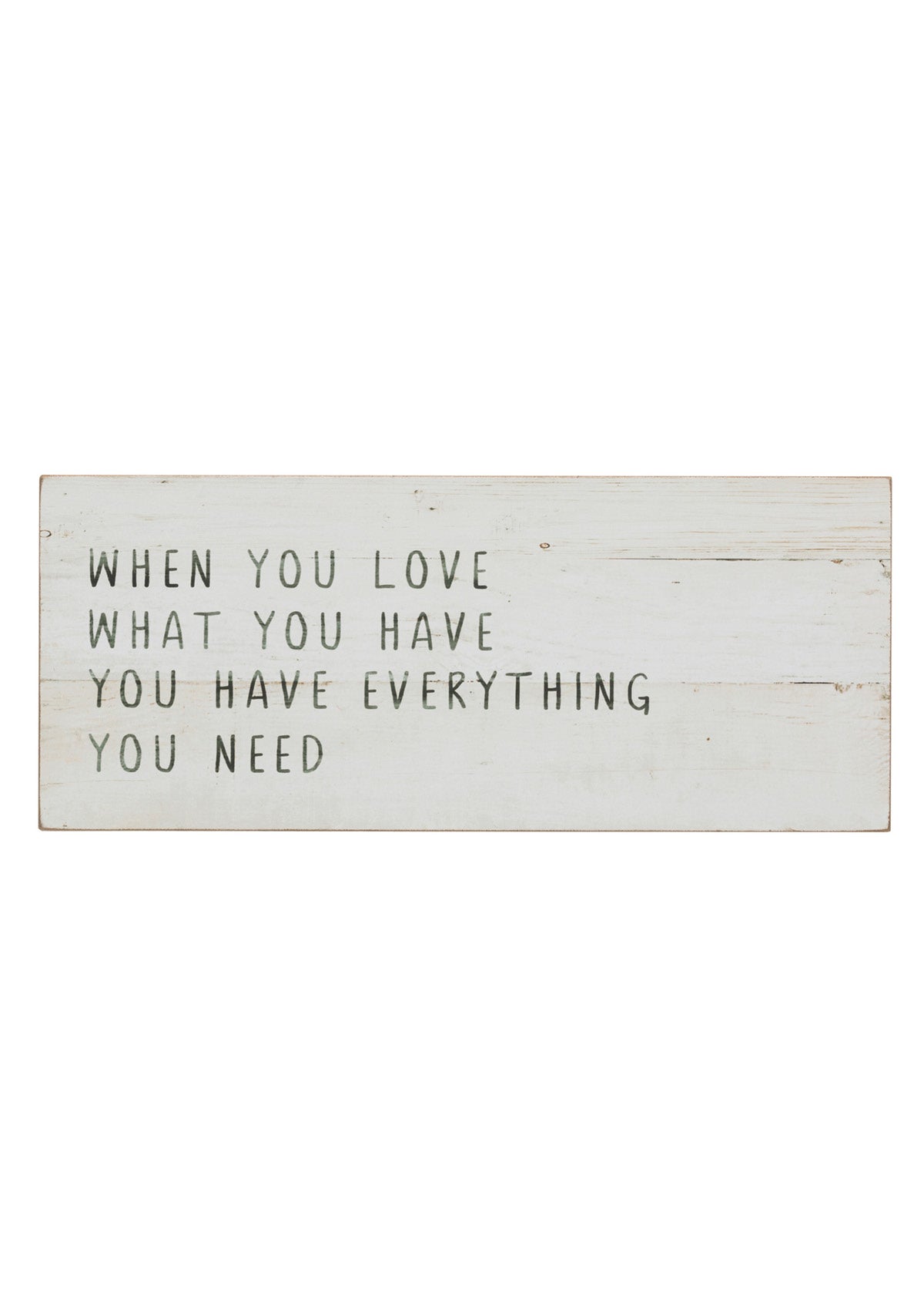 'When You Love' Wall Decor -Creative Co-op- Ruby Jane-