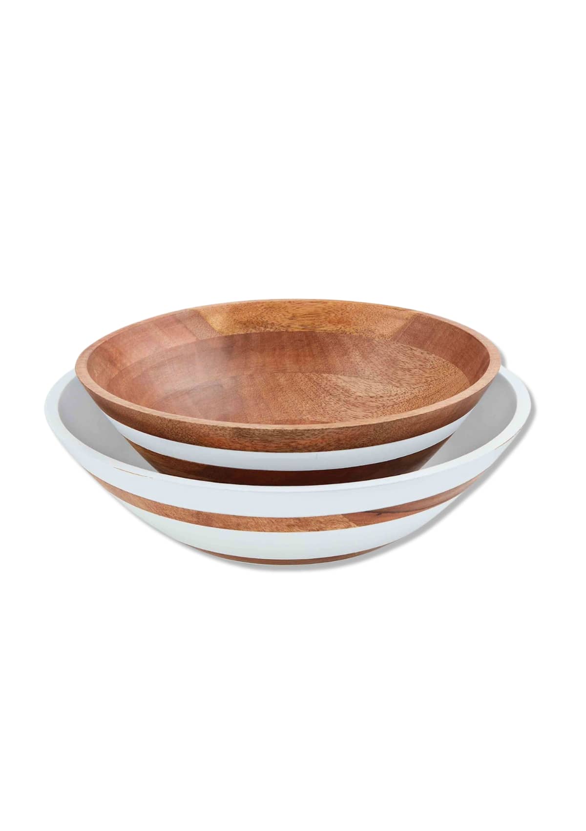 Wood Strapping Nested Bowls -Mud Pie / One Coas- Ruby Jane-