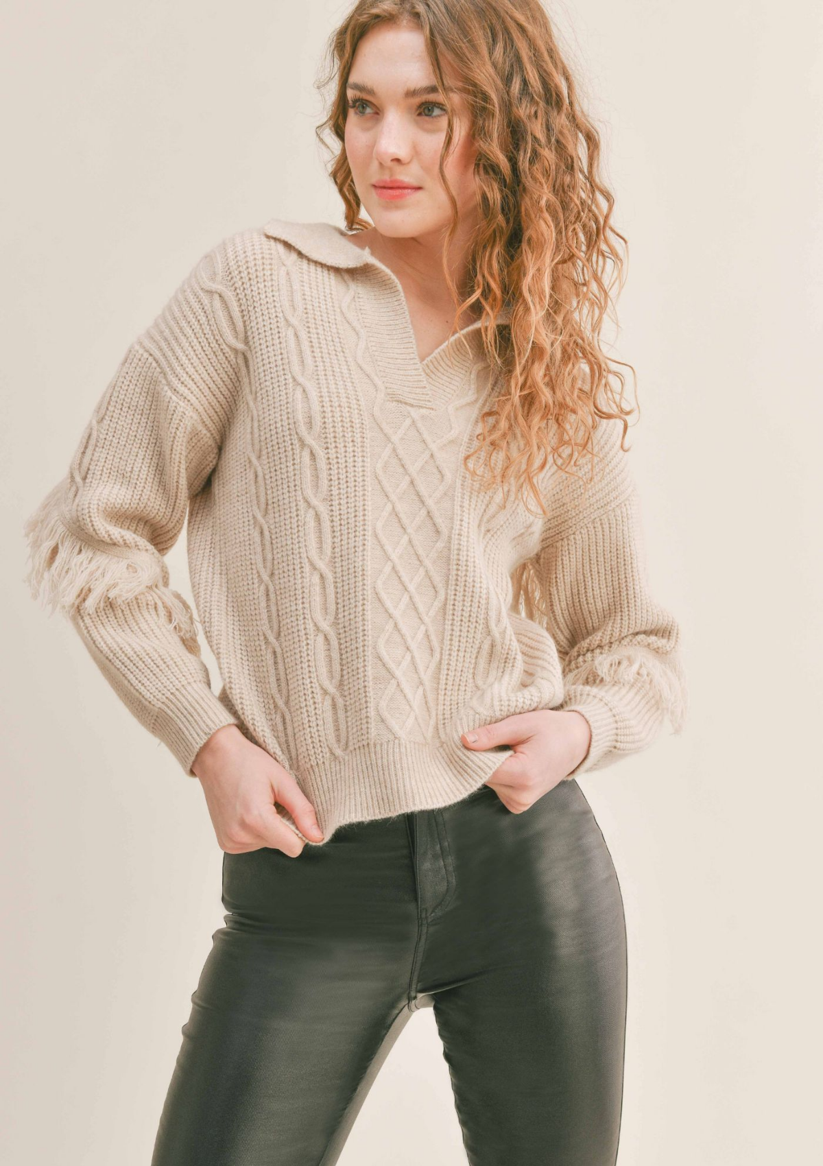 Ellen Cable Knit Sweater