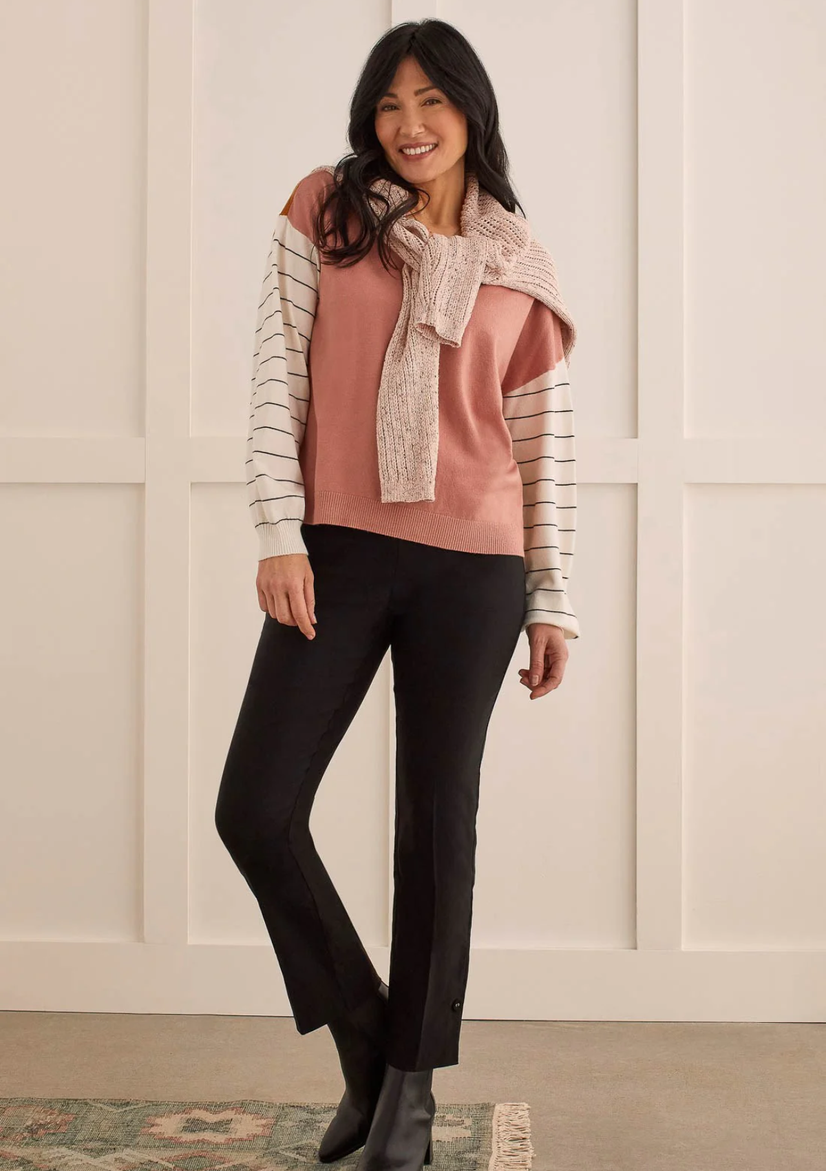 Macy Long Sleeve V-Neck Sweater