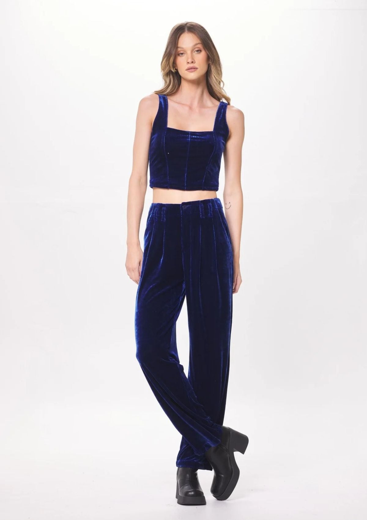 Lena Velvet Corset Top