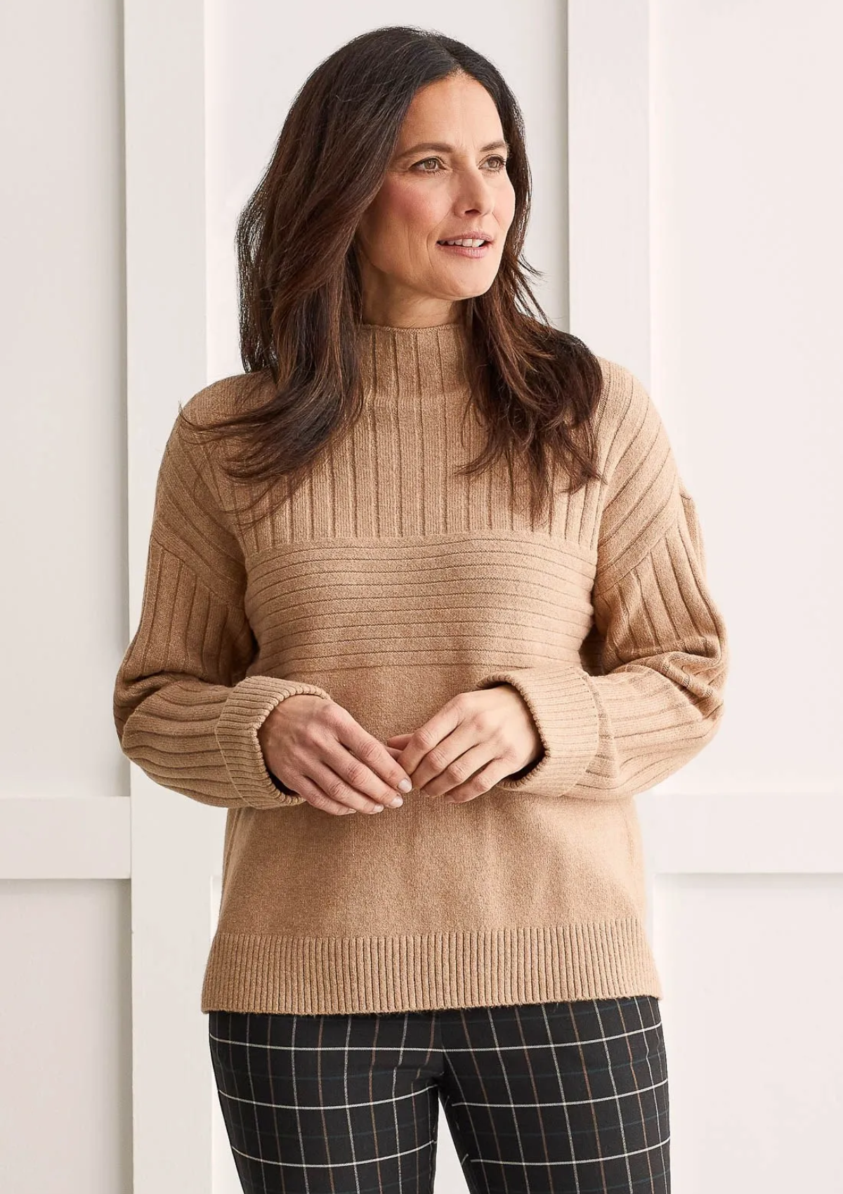 Rebecca Funnel Neck Sweater