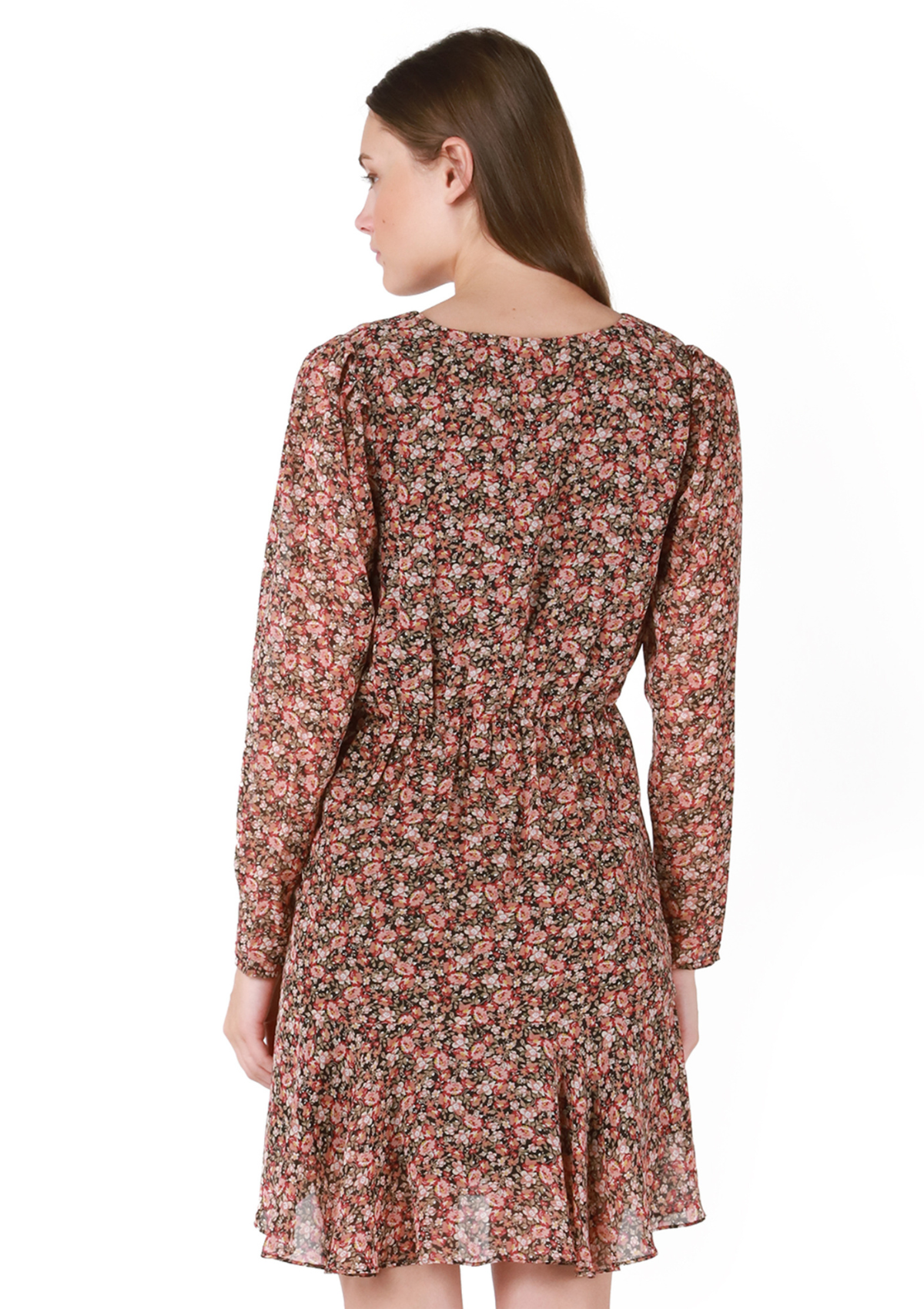 Tessa Wrap Front Drawstring Dress