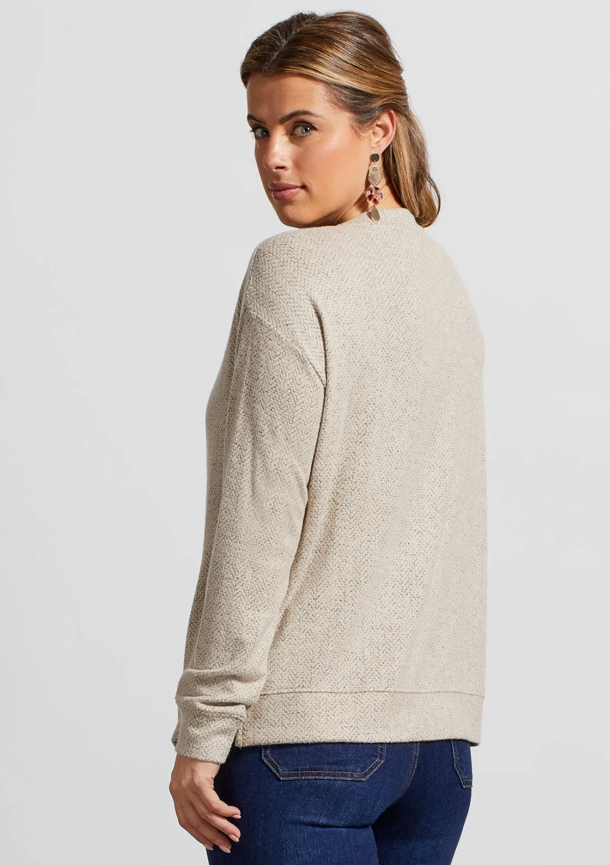 Lia Long Sleeve Henley Top