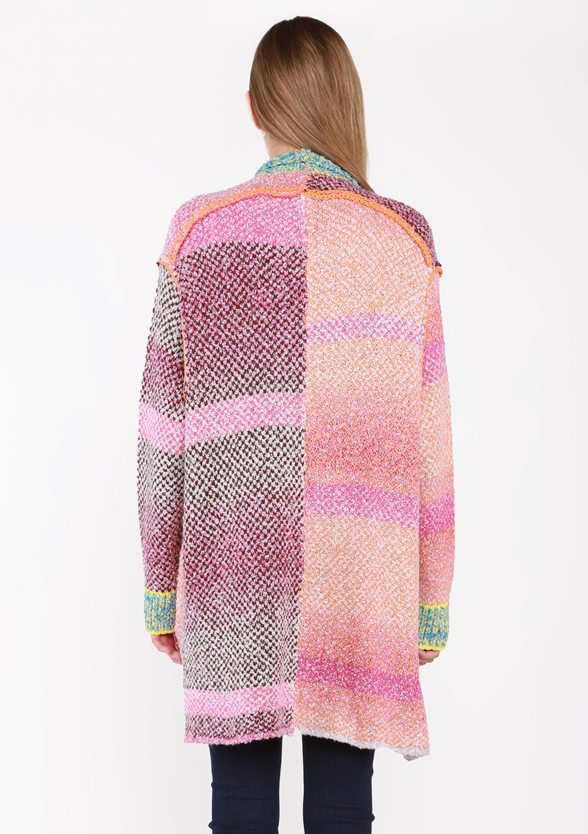 Kate Patchwork Multi Colored Cardigan