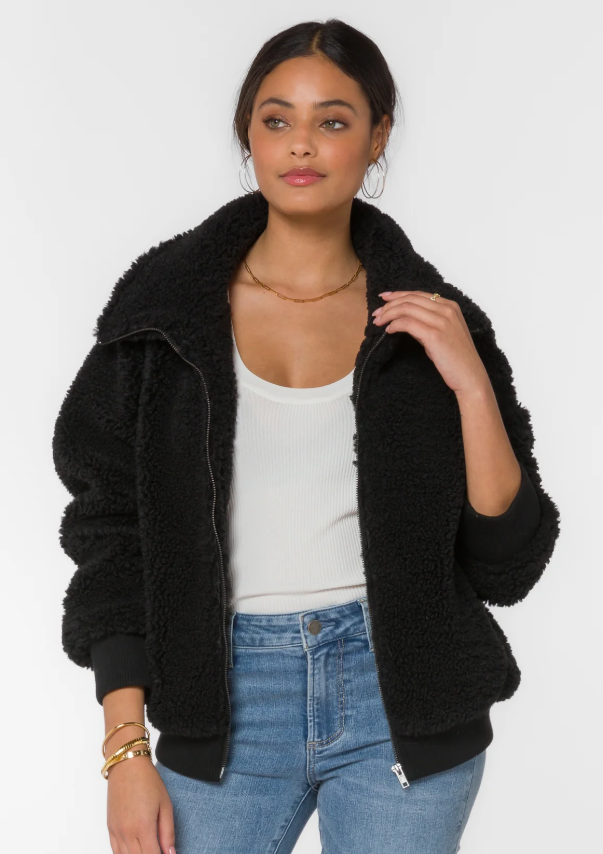 Brady Sherpa Bomber Jacket