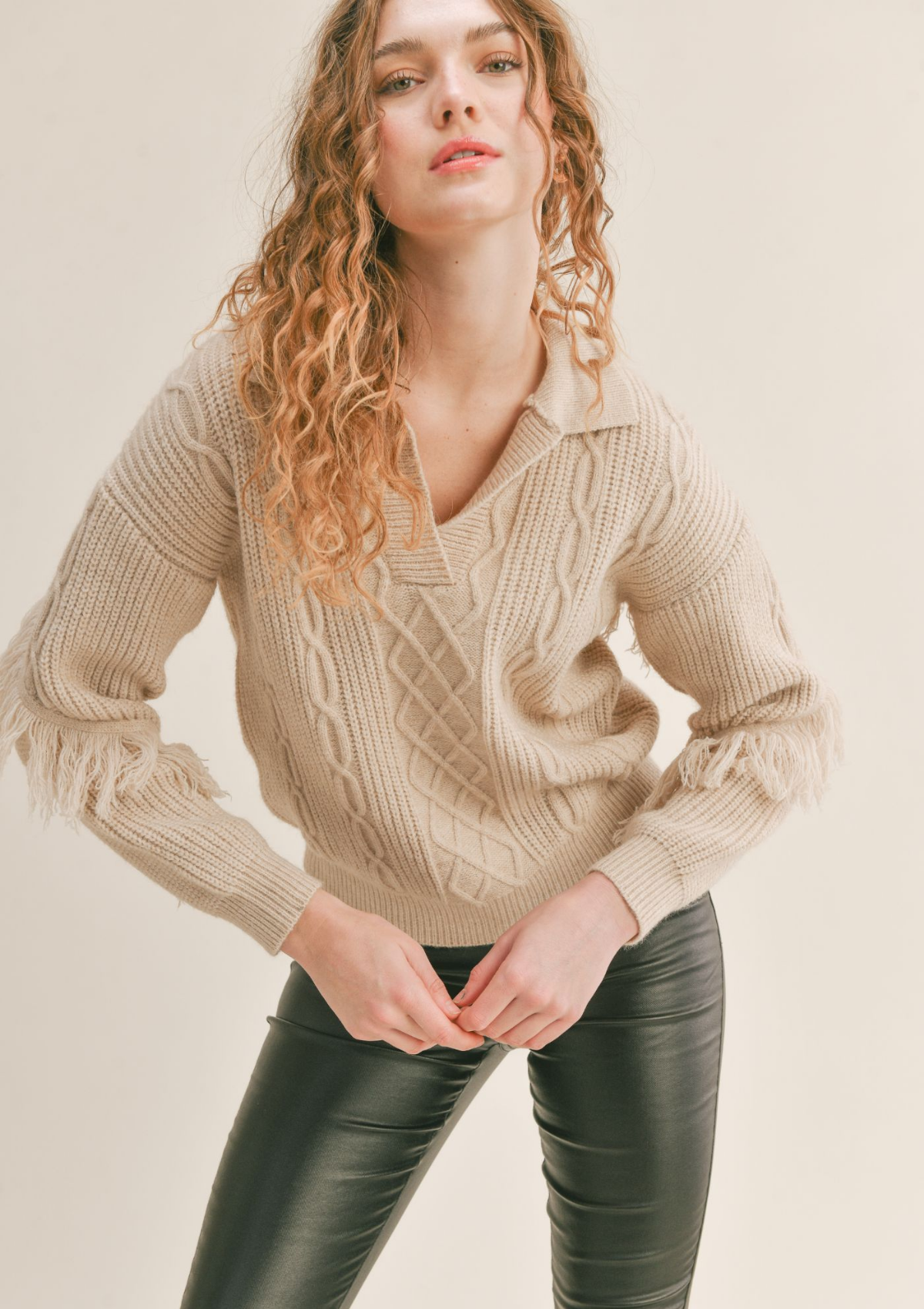 Ellen Cable Knit Sweater