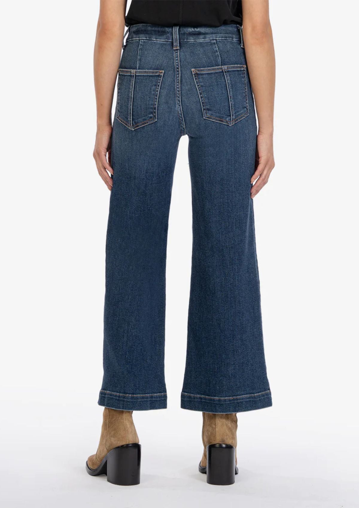 Meg High Rise Wide Leg Jeans, Friendly
