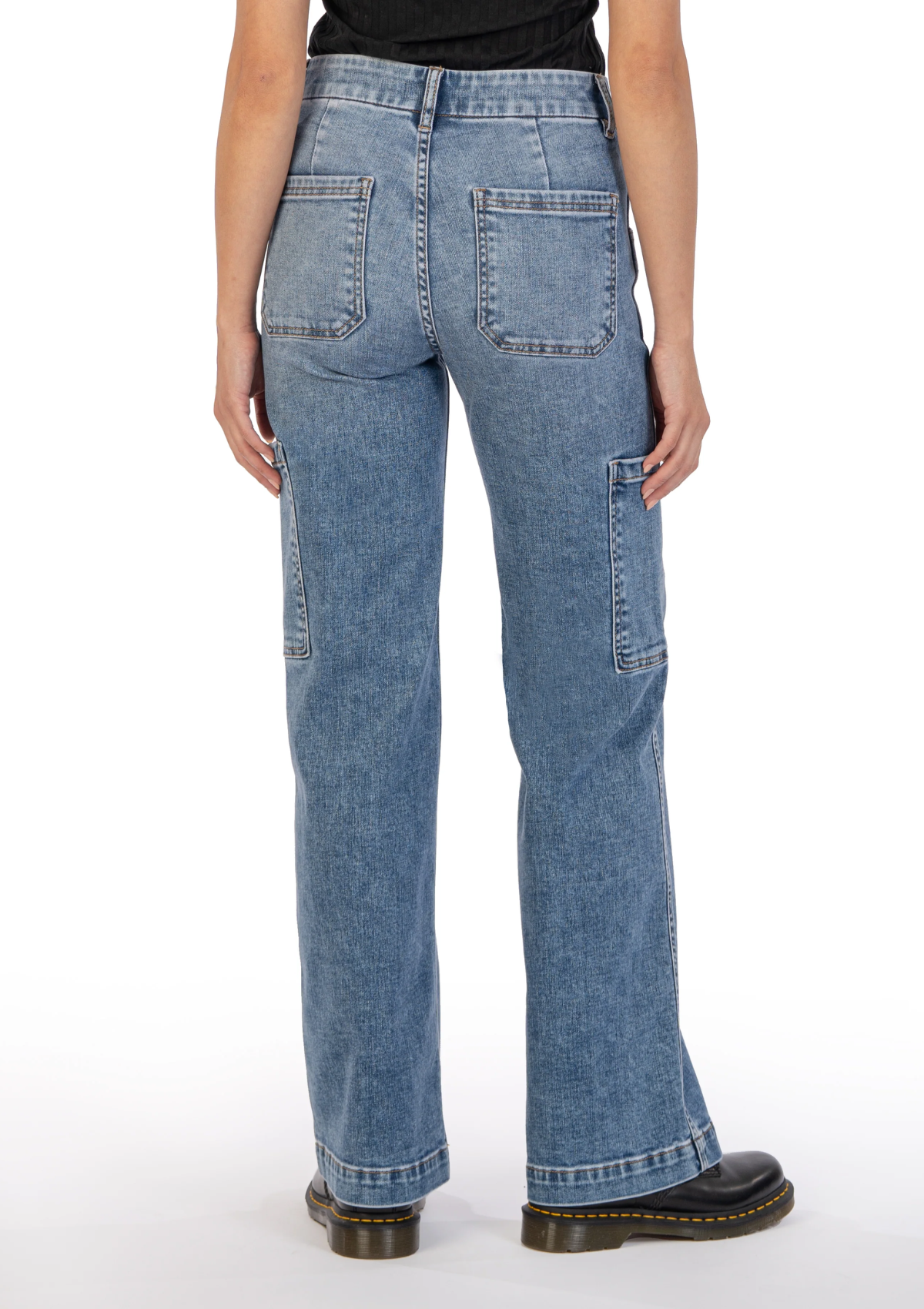 Jodi High Rise Fab Ab Wide Leg Jeans, Blithe