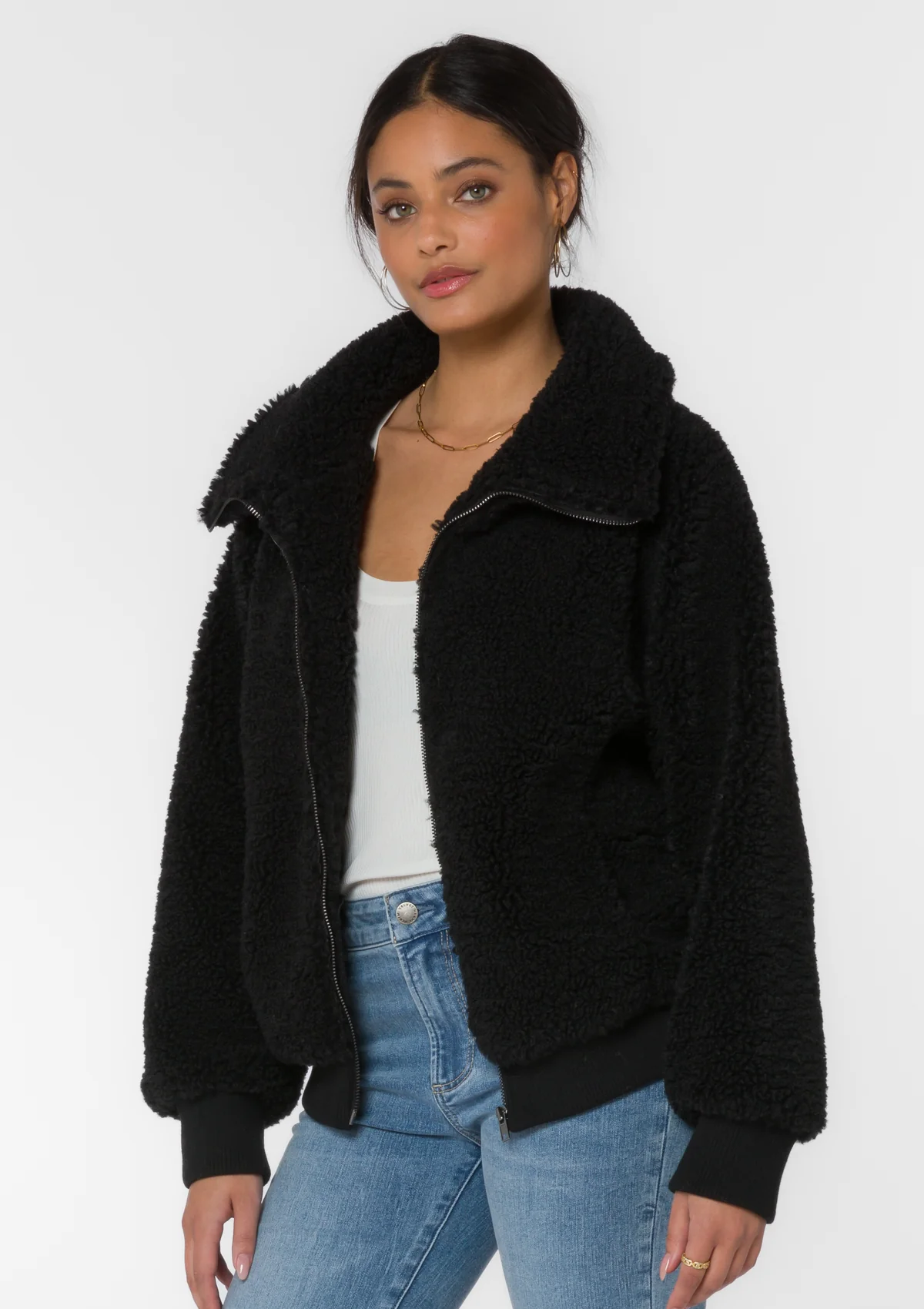 Brady Sherpa Bomber Jacket