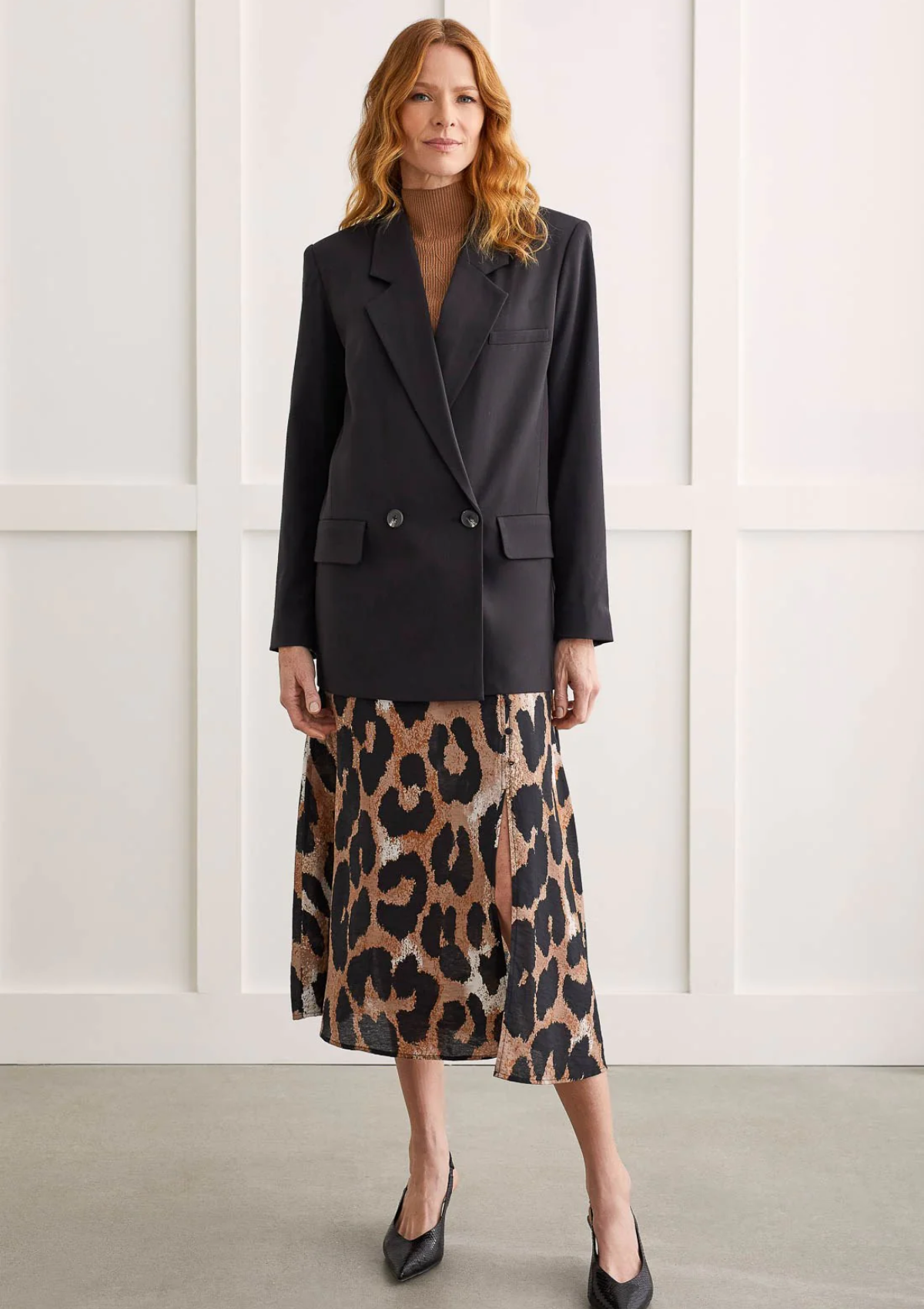 Kira Long Sleeve Lined Double Breasted Blazer