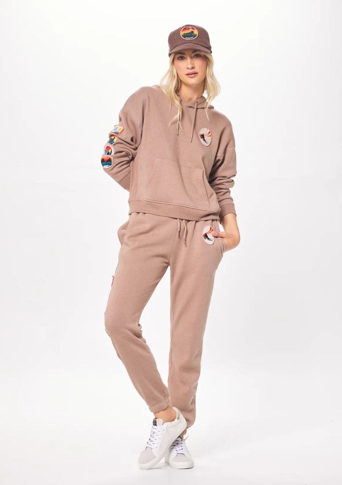 Vida Winter Fleece Patch Hoodie