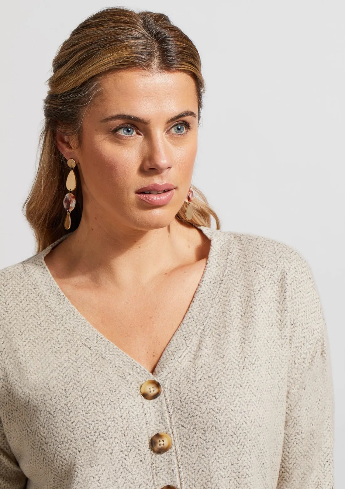 Lia Long Sleeve Henley Top