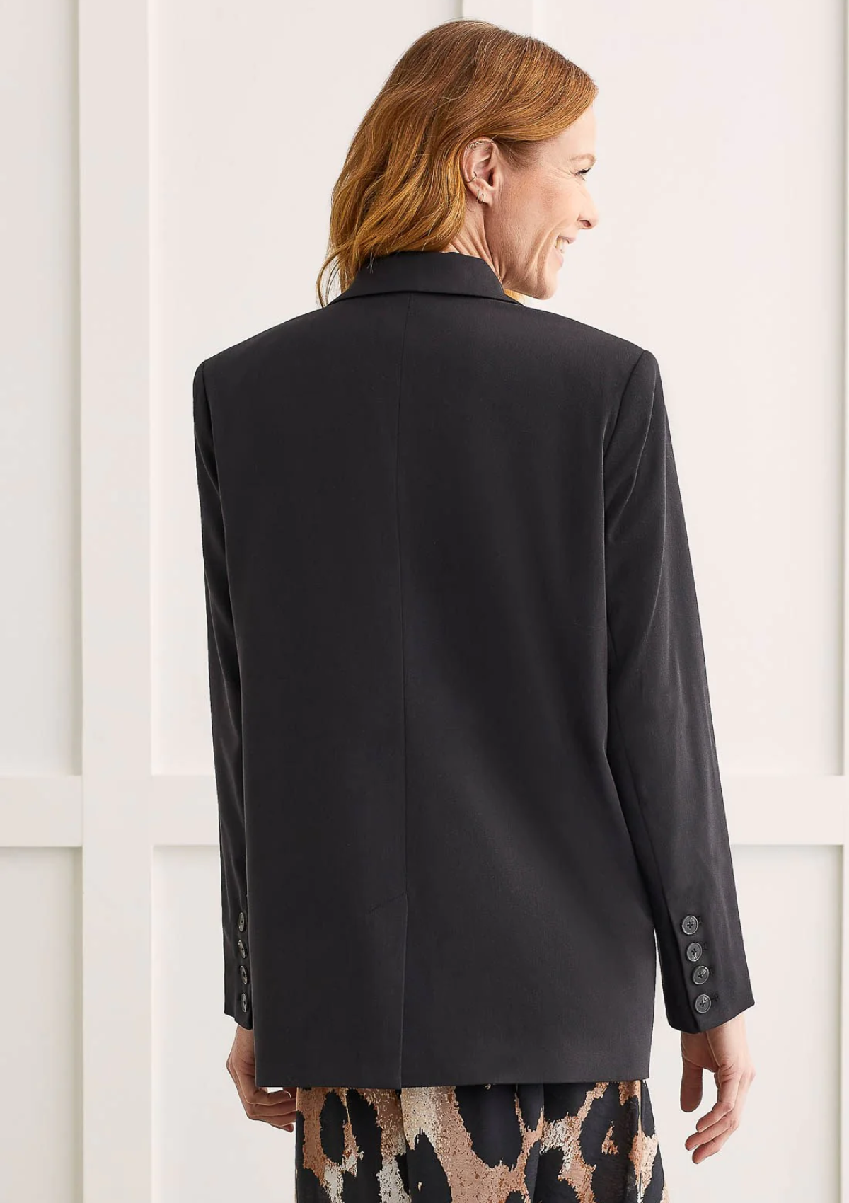 Kira Long Sleeve Lined Double Breasted Blazer