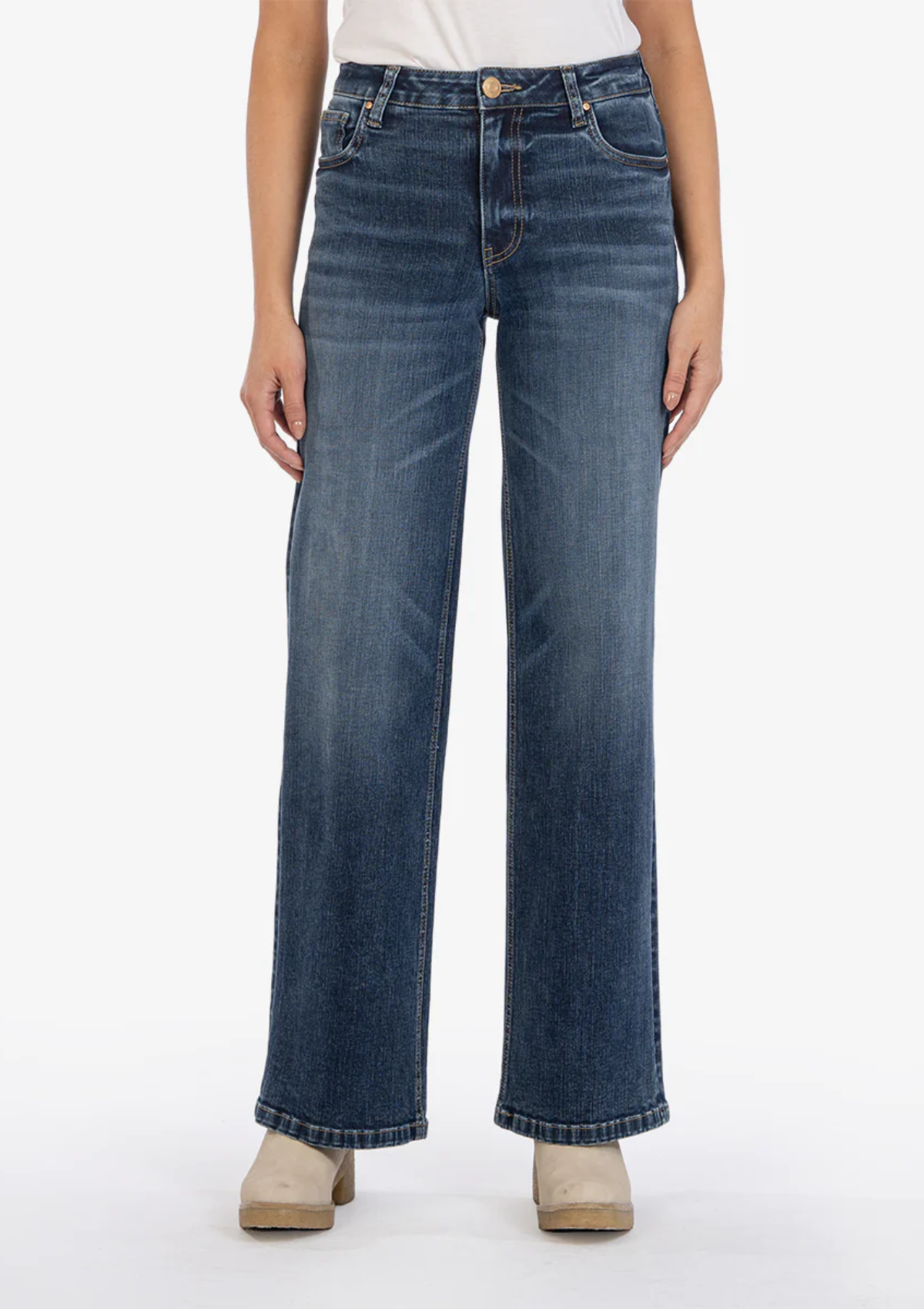 Jean High Rise Wide Leg Palazzo Jeans, Expertise