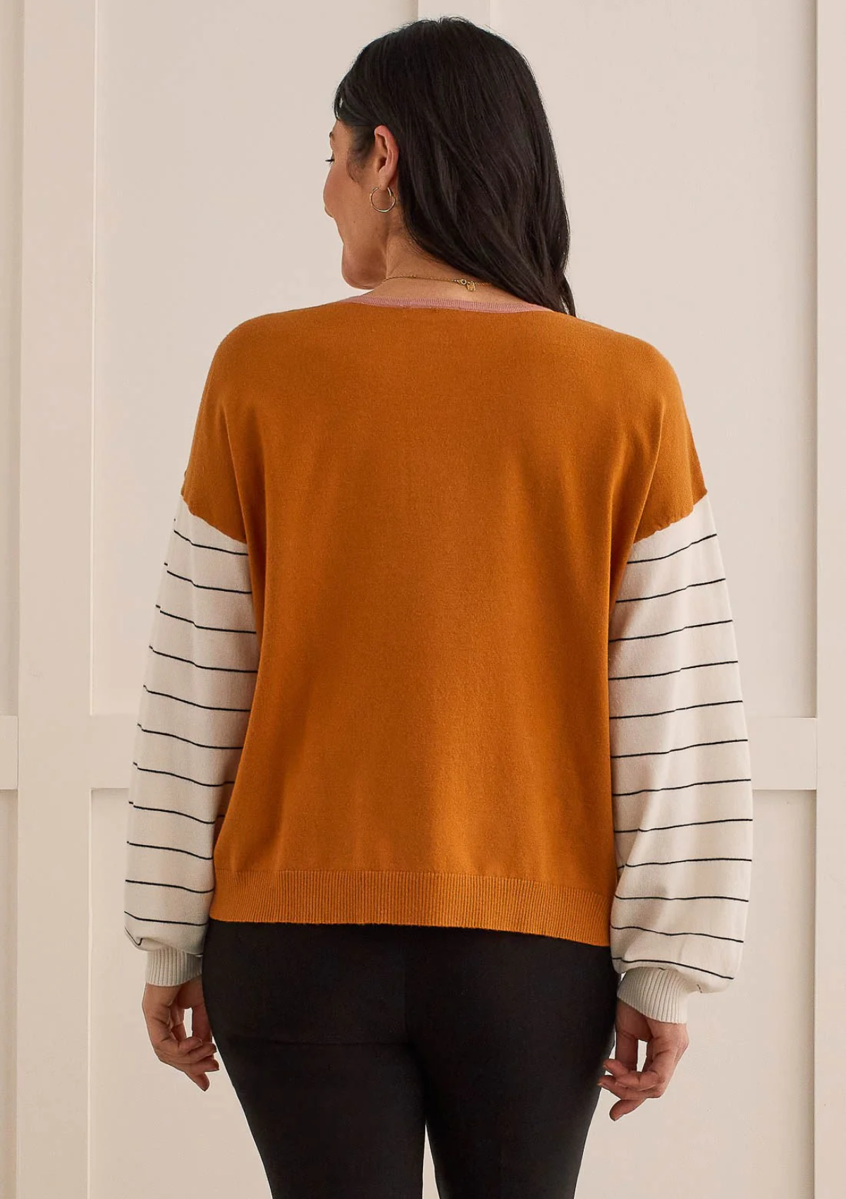 Macy Long Sleeve V-Neck Sweater