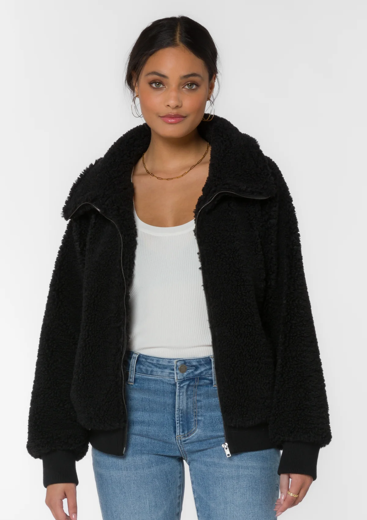 Brady Sherpa Bomber Jacket