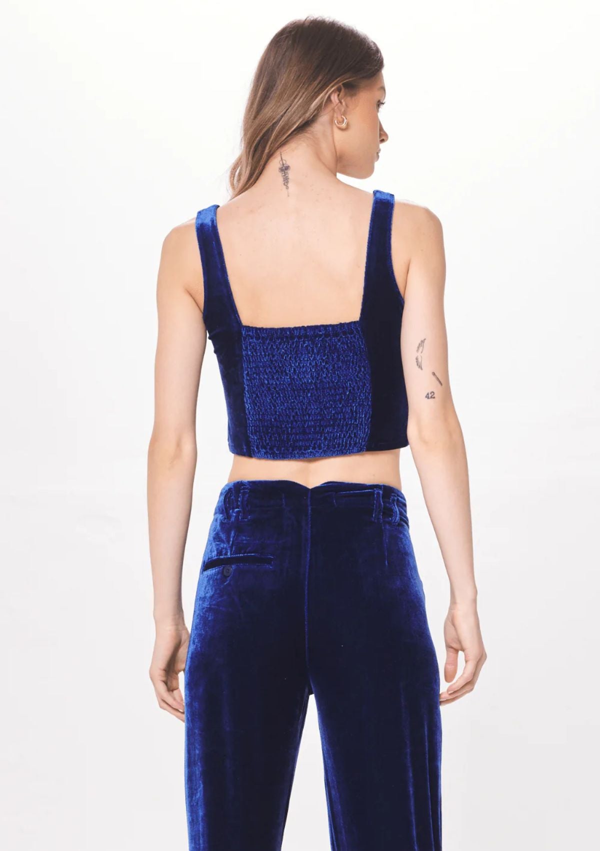 Lena Velvet Corset Top