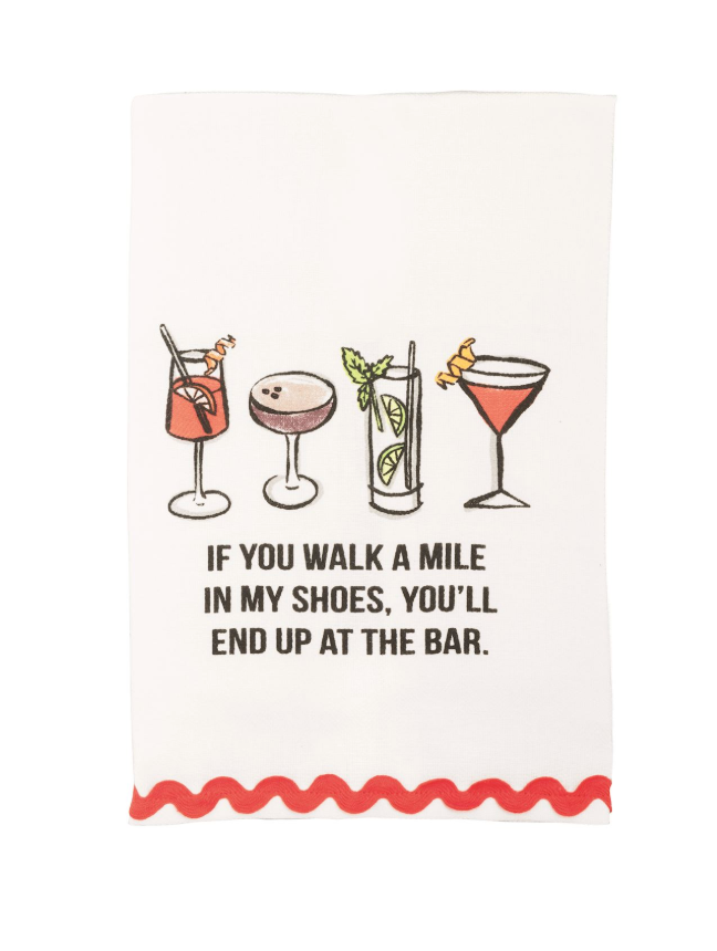 Walk a Mile Art Towel