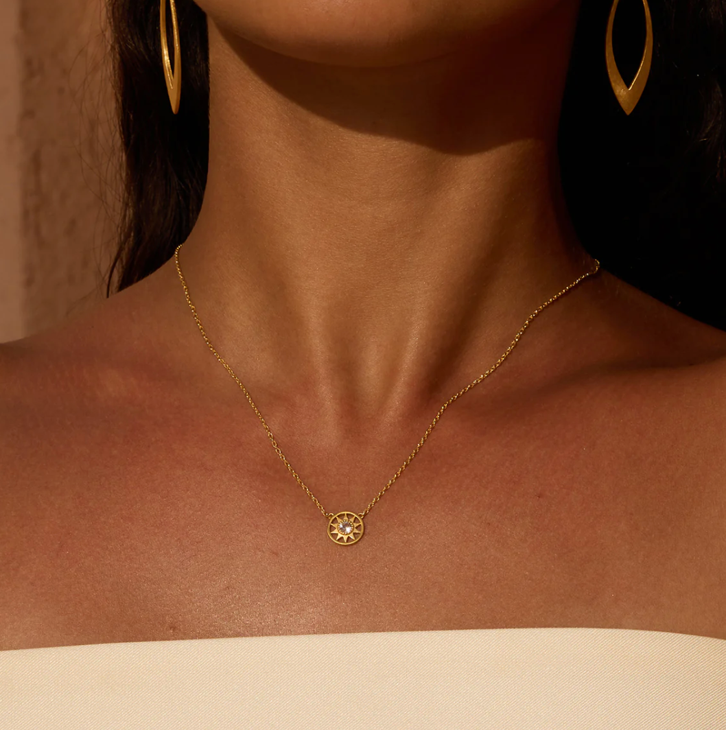 16" Sun Necklace