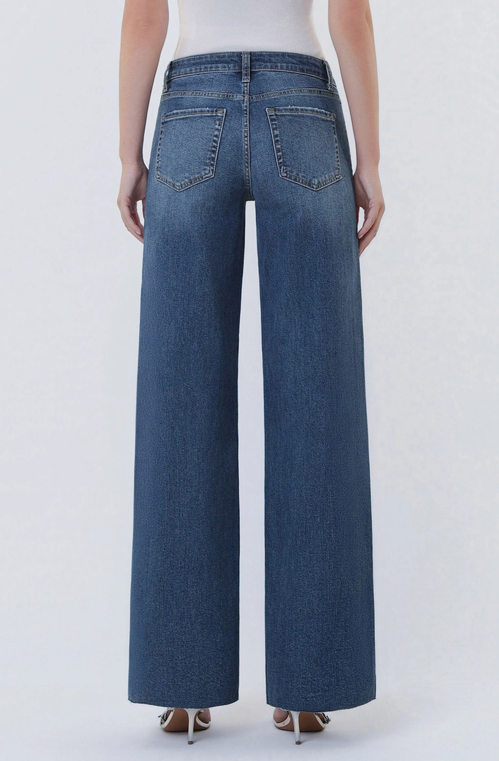High Rise Wide Leg Jeans - Ingenuously