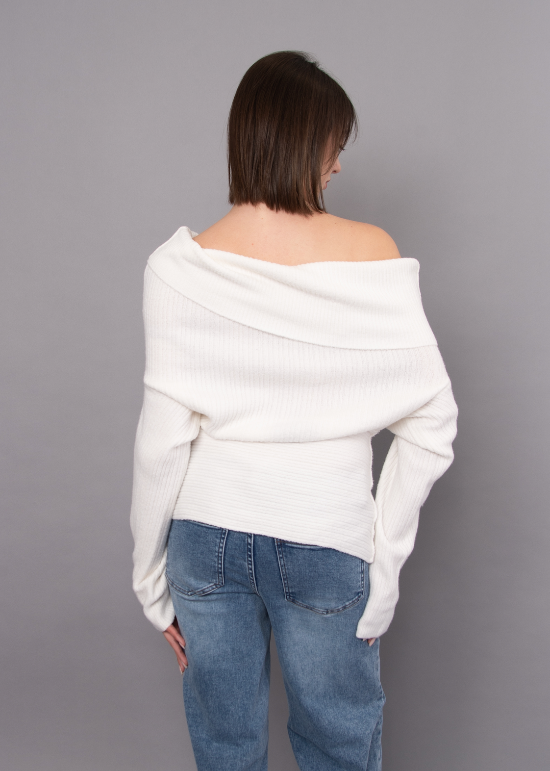 Marylyn Long Sleeve Pull Over - Winter White