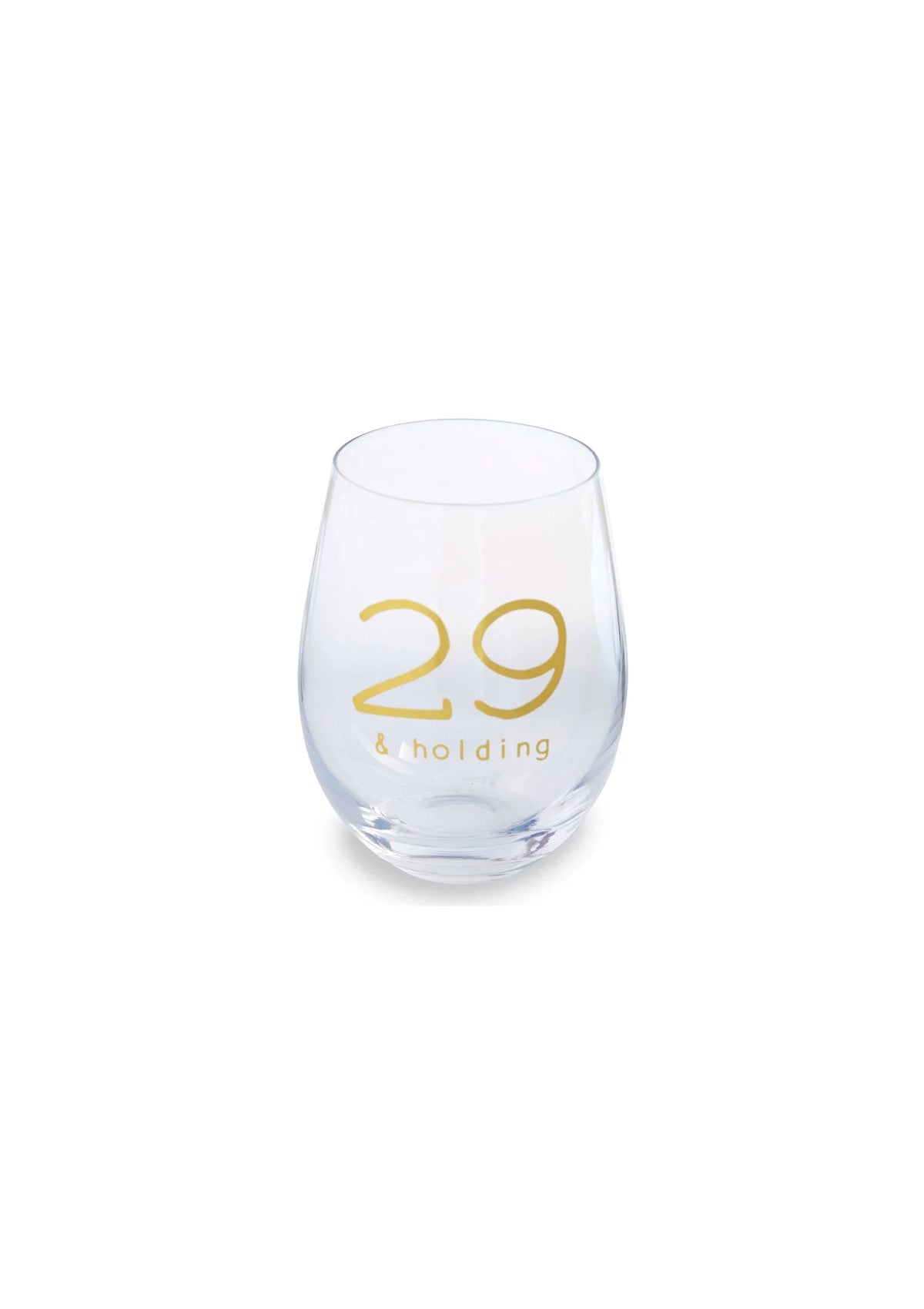 '29' Boxed Wine Glass -Mud Pie- Ruby Jane-