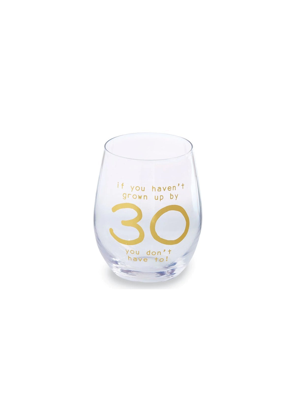 '30' Boxed Wine Glass -Mud Pie- Ruby Jane-