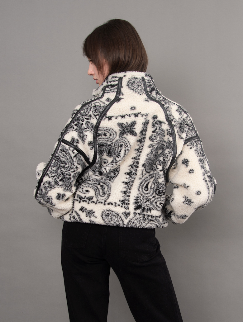 Mila Ladies 1/2 Zip Sherpa Pullover