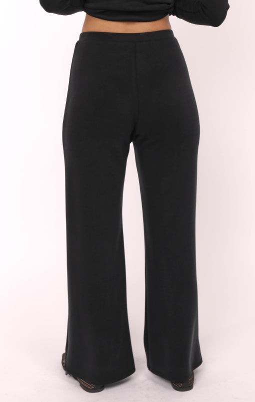Hustle Knit Wide Leg Pants