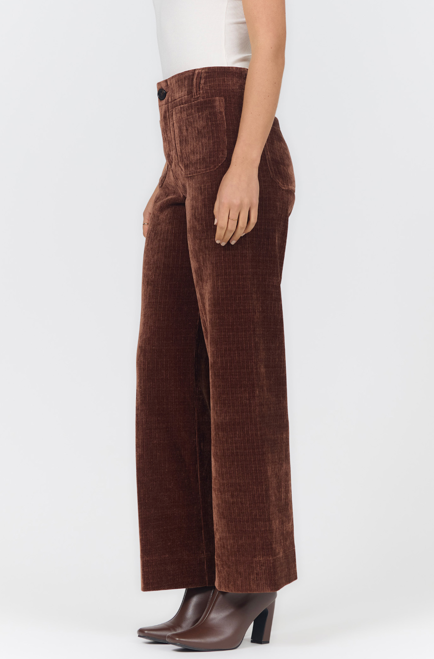 Audrey Wide Leg Corduroy Jeans