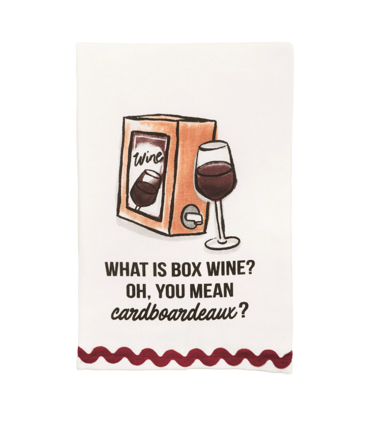 Box Wine Art Towel