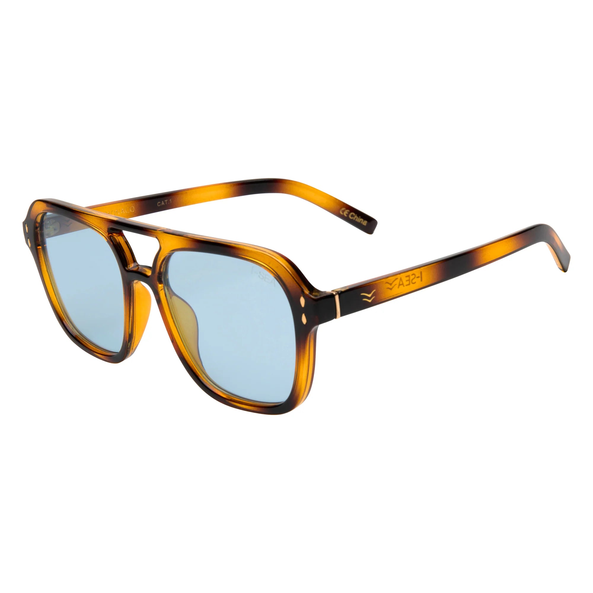 Monaco Sunglasses, Tiger/Ocean Polarized Lens